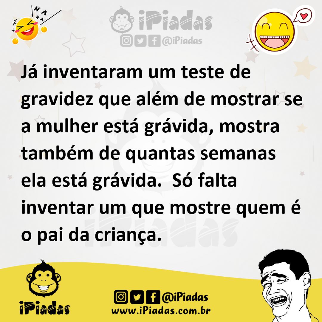 J Inventaram Um Teste De Gravidez Que Al M De Mostrar Se A Mulher Est