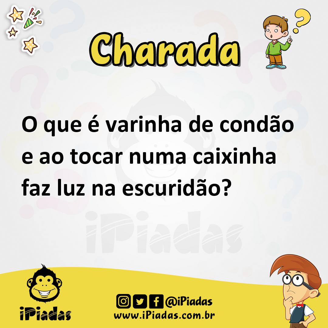 O que é varinha de condão e ao tocar numa caixinha faz luz na