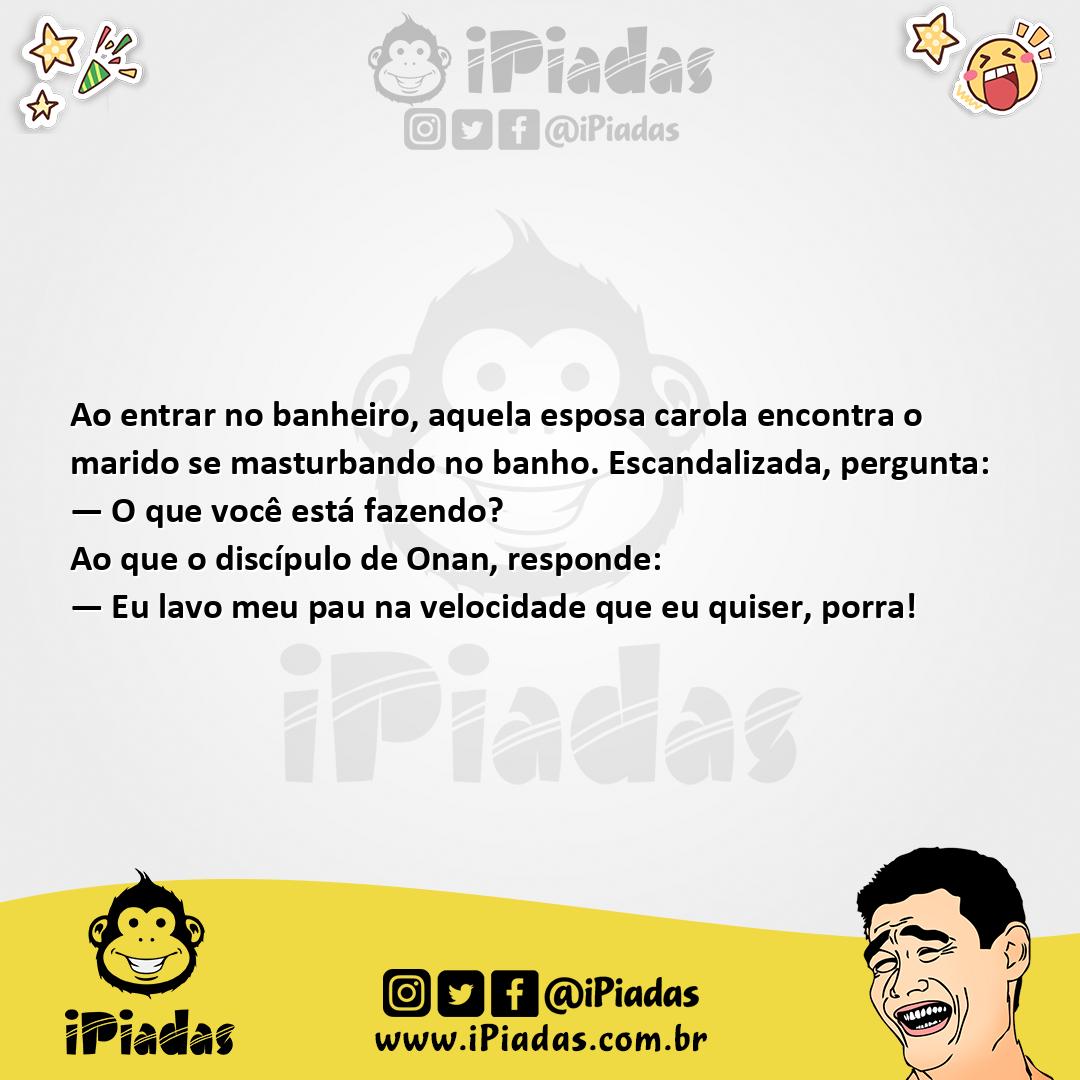 Masturbação no Banho - Piadas Engraçadas