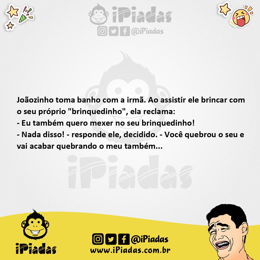 Banho com a irmã - Piadas Engraçadas